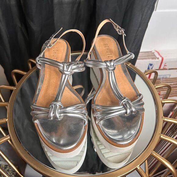 Schutz Platform Sandals - Picture 2 of 7
